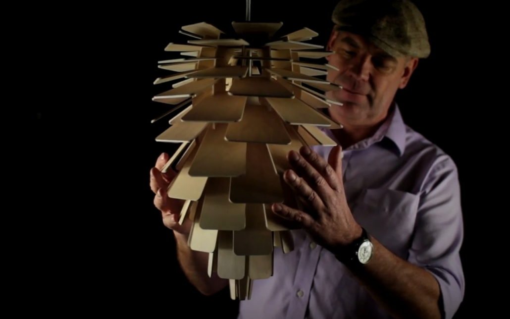 Holz Lampen aus Birken Sperrholz