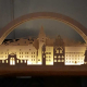 Light arc/candle bridge stadium illuminated