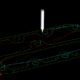 Tangentialmesser schneiden 3d-Grafik