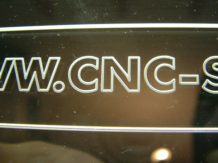 Acrylic glass engraving
