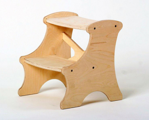 Children's furniture wooden step stool