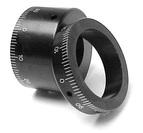 Scales engraved with rotation axis