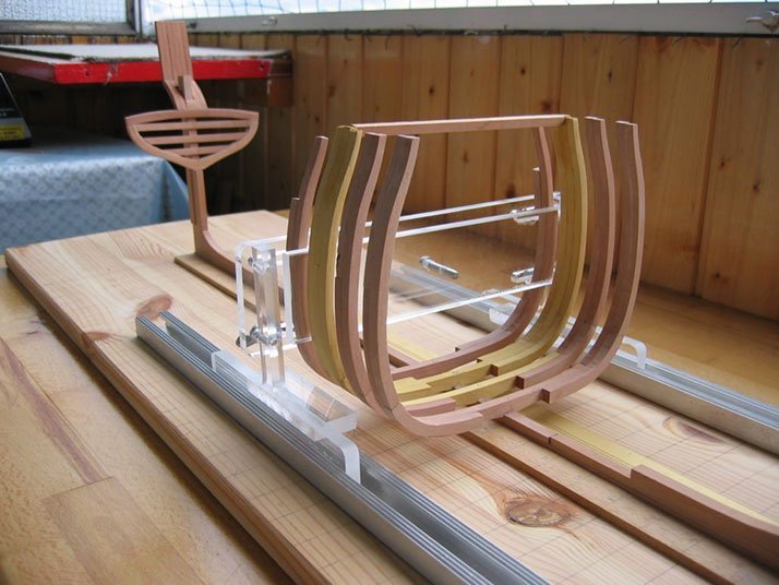 ribs and struts ship model