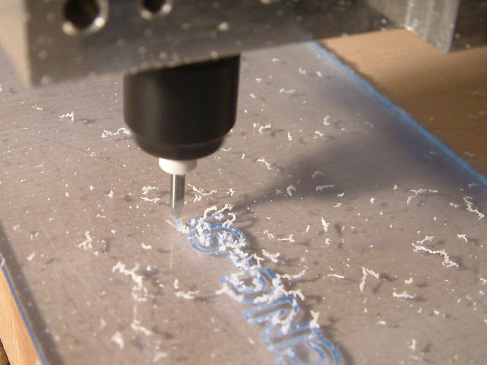 Acrylic glass engraving