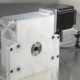 Fourth axis as CNC indexer with worm gear drive