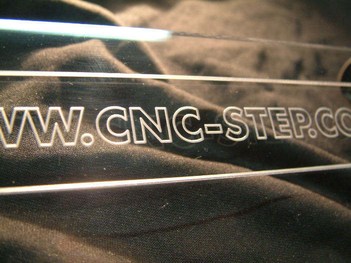 Acrylic glass engraving