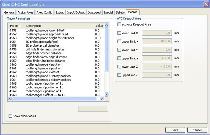 macro settings overview