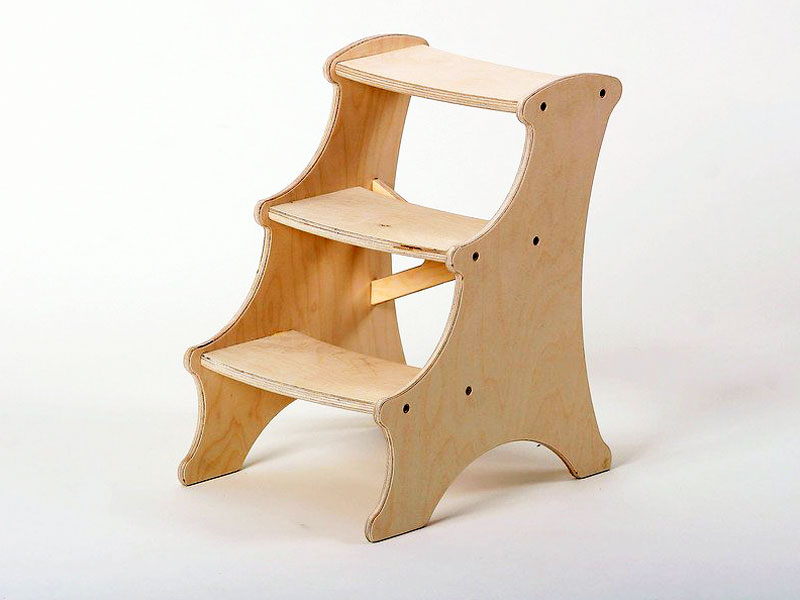Children’s furniture wooden step stool