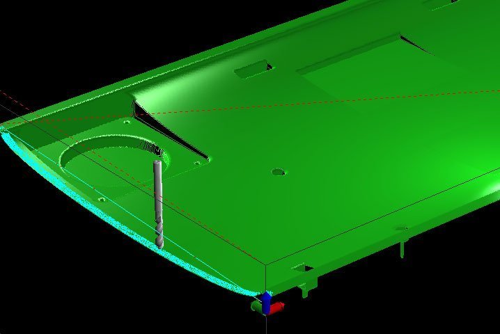3d workpiece lines graphic