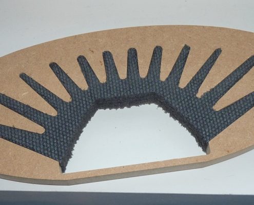 Dämmaterial gefräst für Boxenbau