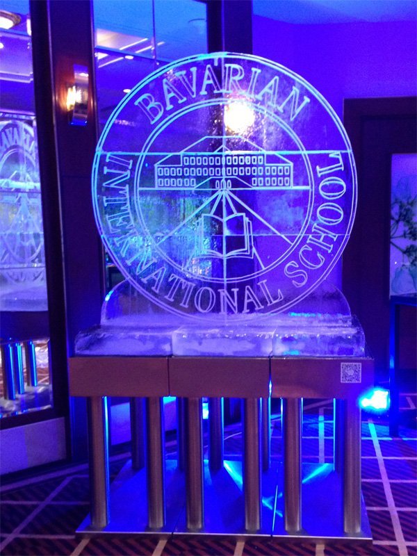 Display stand ice for events