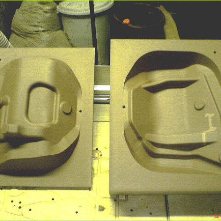 3D Gussform aus Hartschaum