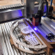 Light arch/candle bridge laser engraving