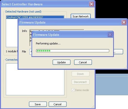 firmware update status
