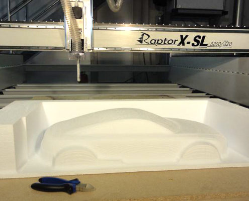 audi model styrofoam