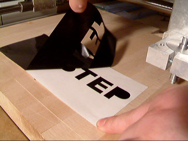 CNC cutting of vinyl and other materials