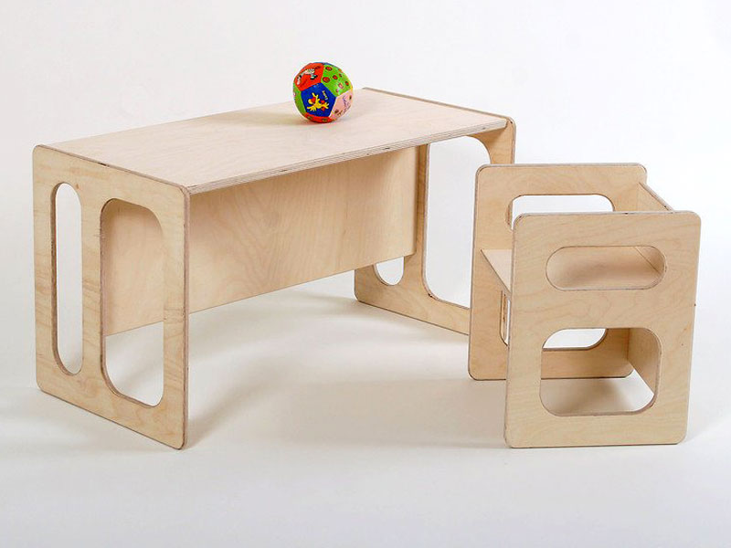 Children’s furniture wooden turning bench or table