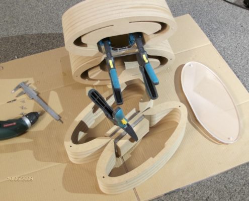 MDF Boxenbau aus Platten - verleimen