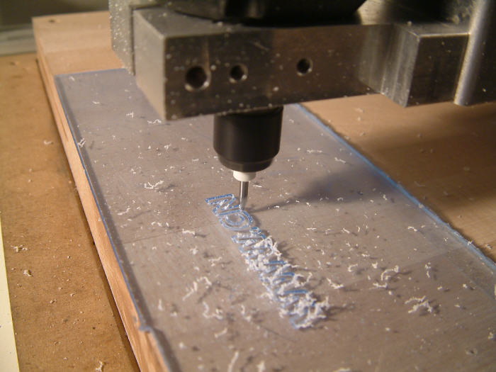 Acrylic glass engraving