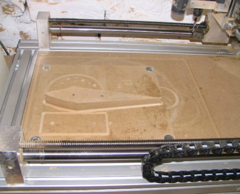MDF Form cnc-gefräst