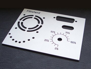 front panel aluminium