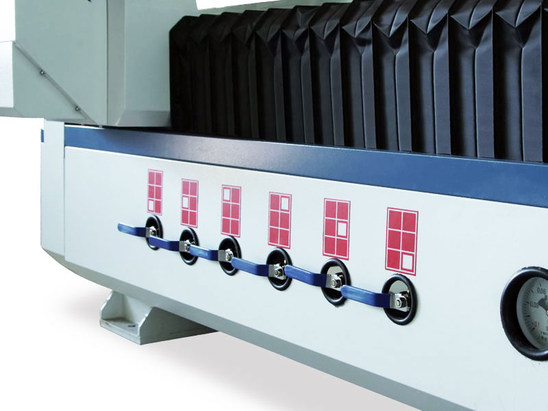 T-Rex servo motors milling machine vacuum table activation
