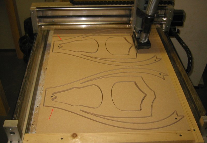 CNC milling MDF
