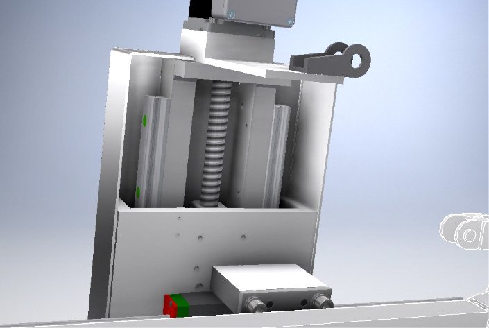 Stable Z-axis with 32mm steel profiles