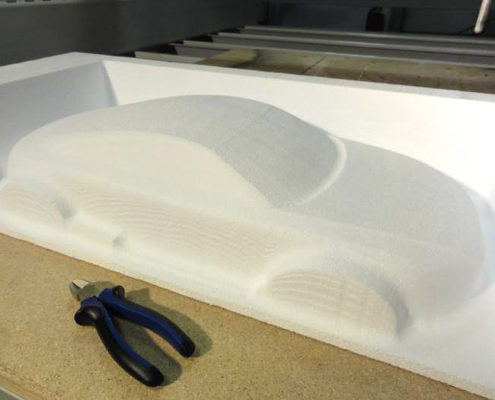 styrofoam model