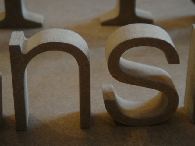 MDF letters