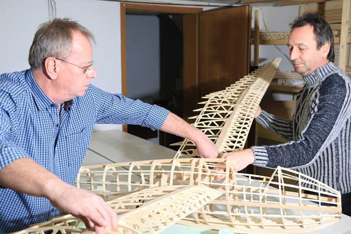model makers at work