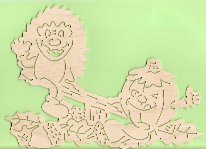 Fensterbild Igel Kürbis