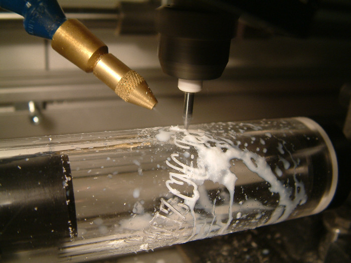 Acrylic glass engraving