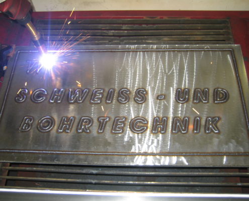 CNC Schweissen von Stahl
