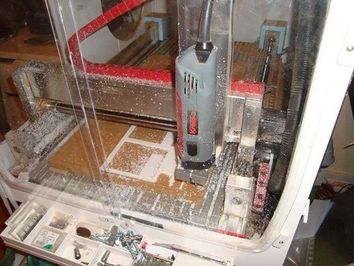 milling part on a High-Z CNC router