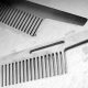 Stainless steel comb cut by Water Jet Cutter