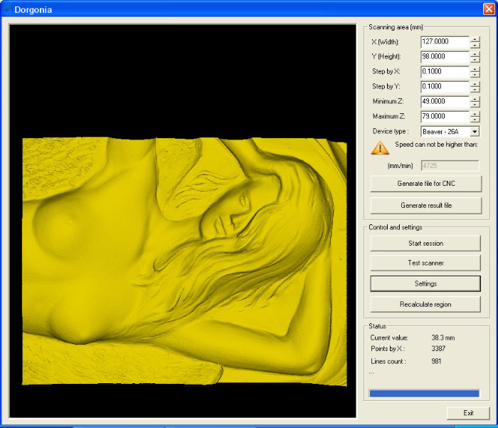 Scansoftware stl laserscanning