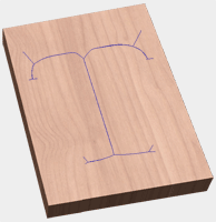 vcarve letter t animated
