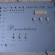 front panel with labels